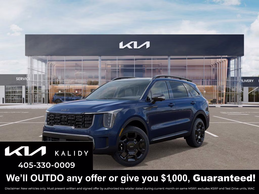 2026 Midnight Lake Blue Kia Sorento X-Line SX Prestige AWD SUV