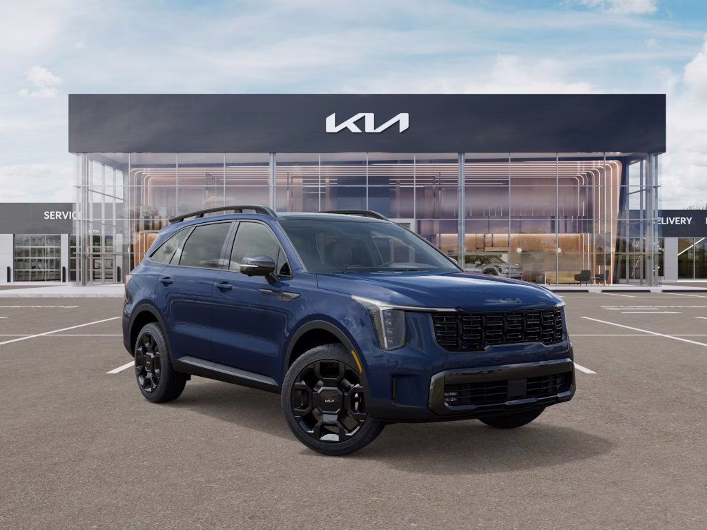 2026 Midnight Lake Blue Kia Sorento X-Line SX Prestige AWD SUV