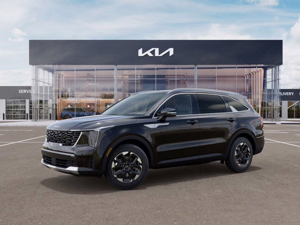 2025 Ebony Black Kia Sorento S FWD SUV