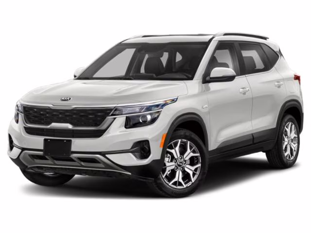 2021 Snow White Pearl Kia Seltos EX AWD SUV