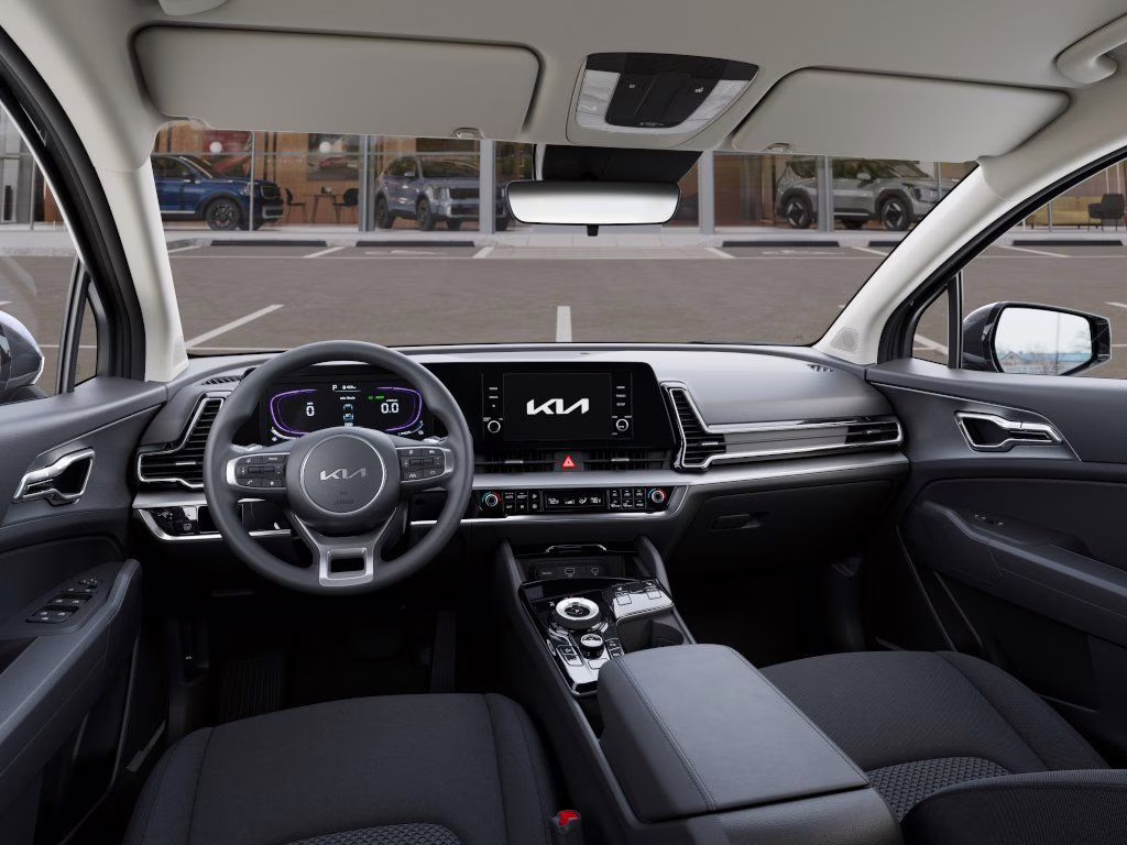 2024 Steel Gray Kia Sportage Hybrid LX AWD SUV