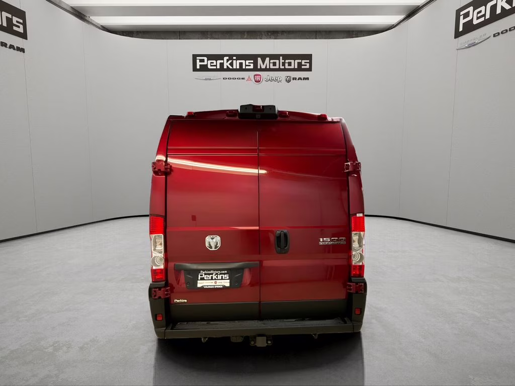 2025 Dp Cherry Red Crystal PC Ram ProMaster 1500 High Roof FWD Van