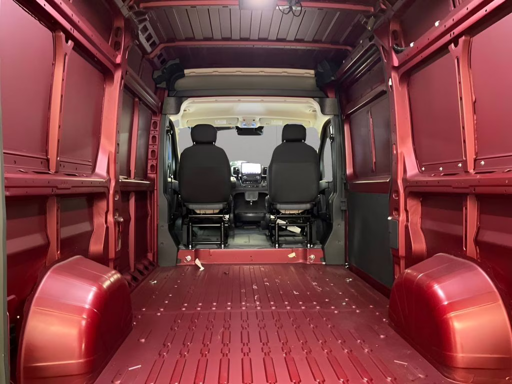 2025 Dp Cherry Red Crystal PC Ram ProMaster 1500 High Roof FWD Van