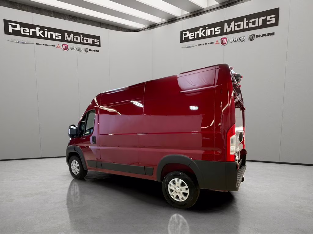 2025 Dp Cherry Red Crystal PC Ram ProMaster 1500 High Roof FWD Van