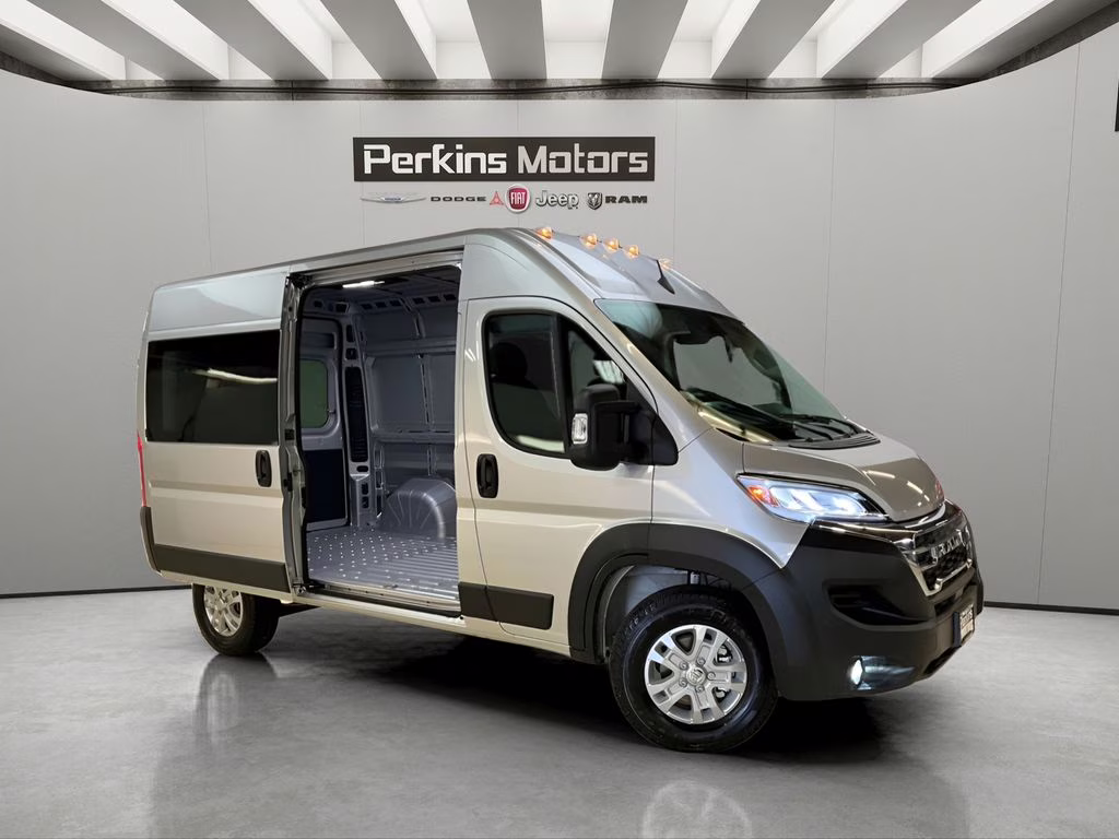 2025 Bright Silver Clearcoat Metallic Ram ProMaster 1500 High Roof FWD Van