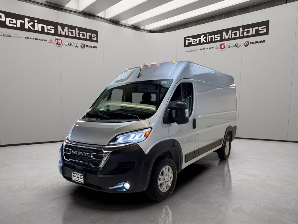 2025 Bright Silver Clearcoat Metallic Ram ProMaster 1500 High Roof FWD Van