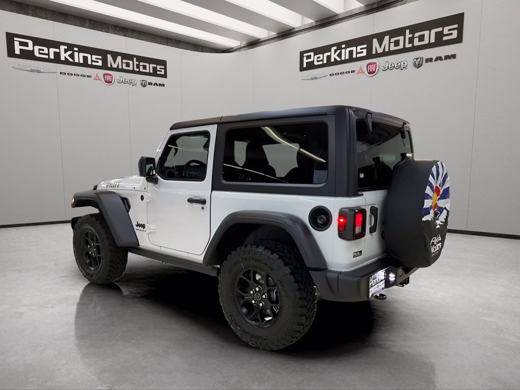2026 Bright White Clearcoat Jeep Wrangler Willys 4X4 SUV