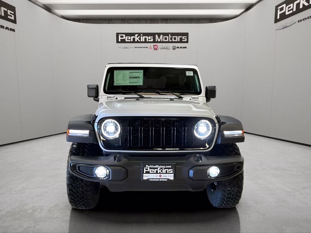 2026 Bright White Clearcoat Jeep Wrangler Willys 4X4 SUV