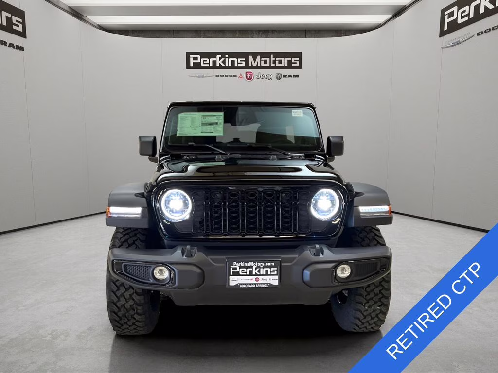 2026 Black Clearcoat Jeep Wrangler Willys 4X4 SUV