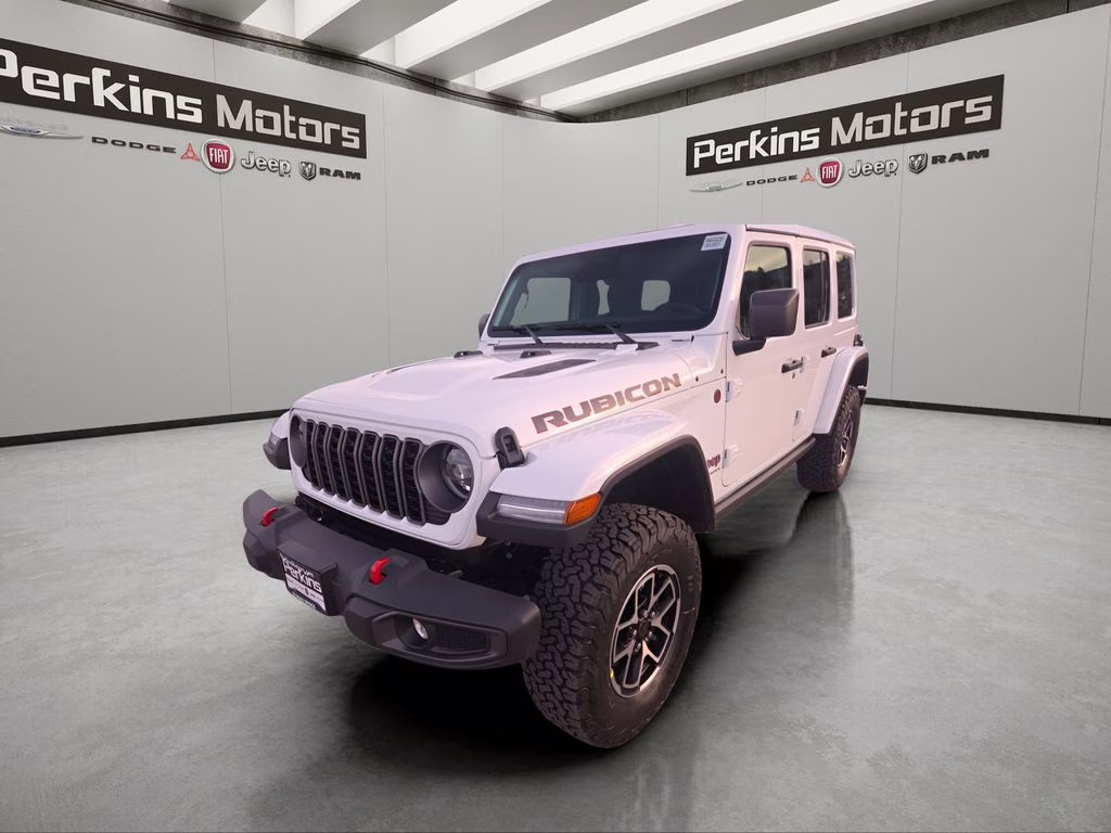 2026 Bright White Clearcoat Jeep Wrangler Rubicon 4X4 SUV