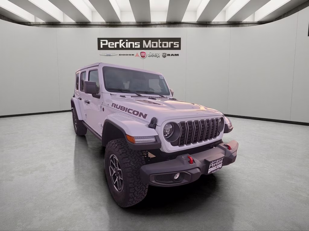 2026 Bright White Clearcoat Jeep Wrangler Rubicon 4X4 SUV