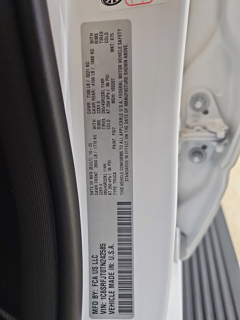 2026 Bright White Clearcoat Ram 1500 Laramie 4X4 Truck