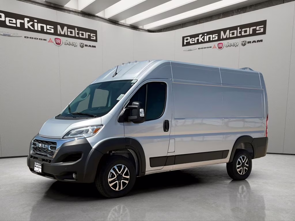 2025 Bright Silver Clearcoat Metallic Ram ProMaster 1500 High Roof FWD Van
