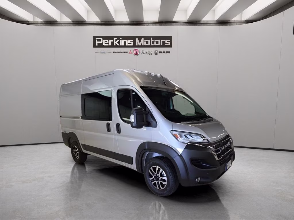 2025 Bright Silver Clearcoat Metallic Ram ProMaster 1500 High Roof FWD Van