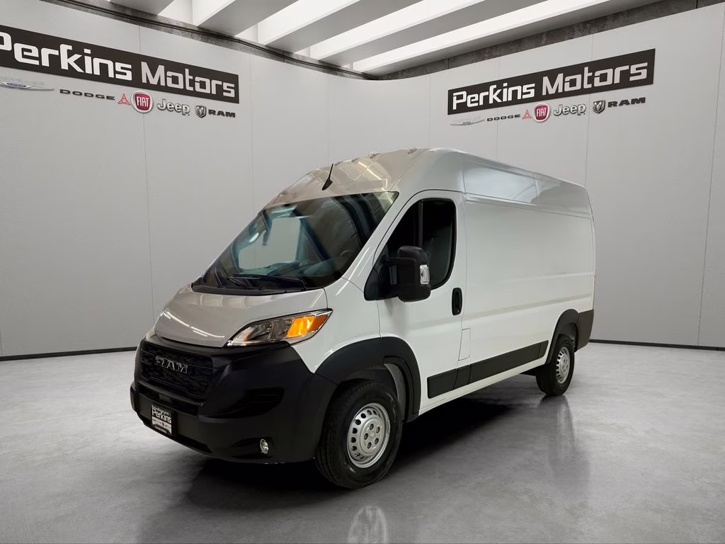 2026 Bright White Clearcoat Ram ProMaster 2500 High Roof FWD Van