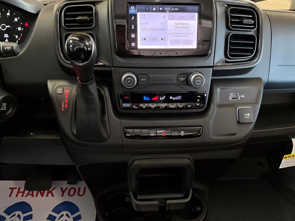 2026 Bright White Clearcoat Ram ProMaster 2500 High Roof FWD Van