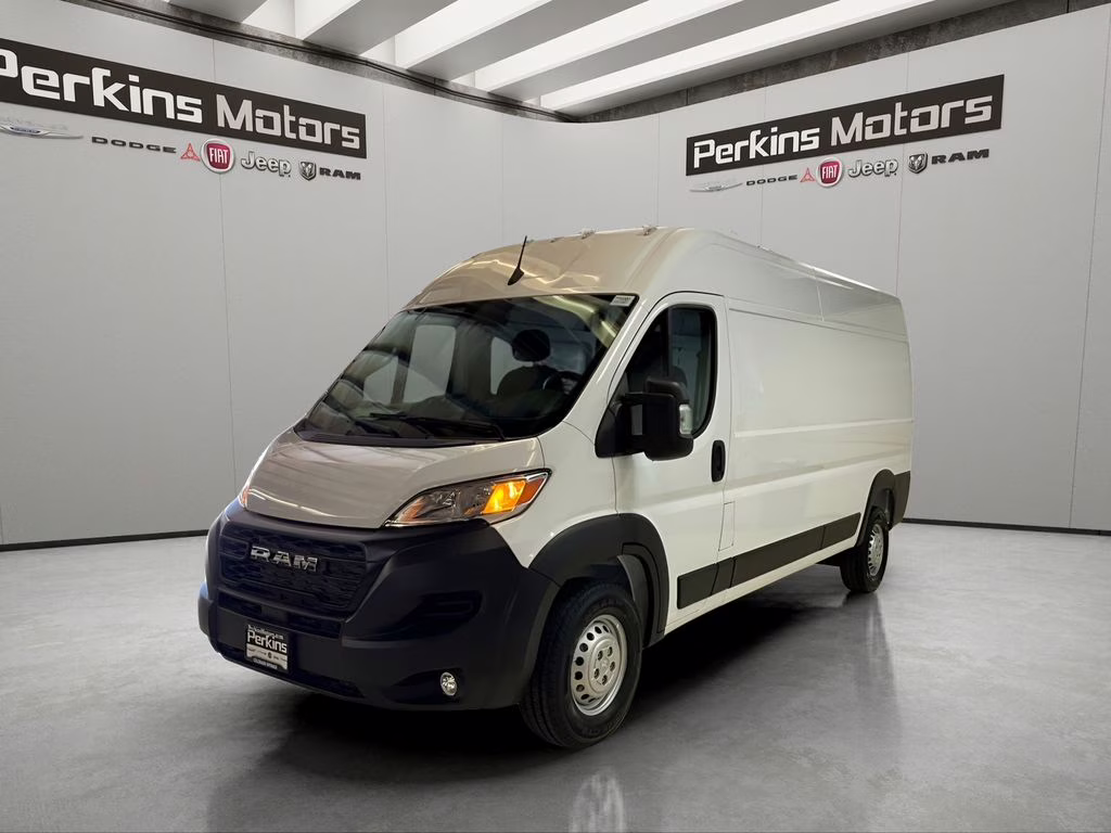 2026 Bright White Clearcoat Ram ProMaster 3500 High Roof FWD Van