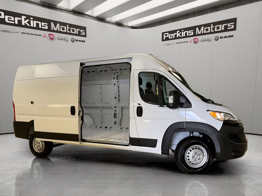 2026 Bright White Clearcoat Ram ProMaster 3500 High Roof FWD Van