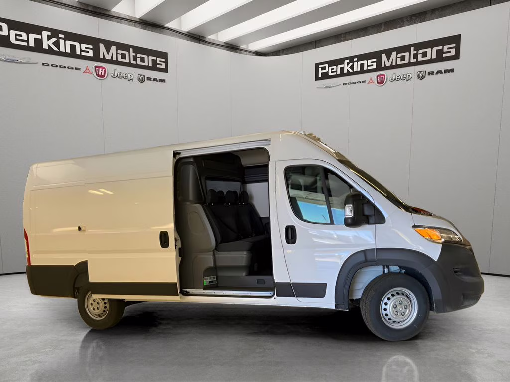 2025 Bright White Clearcoat Ram ProMaster 3500 High Roof FWD Van