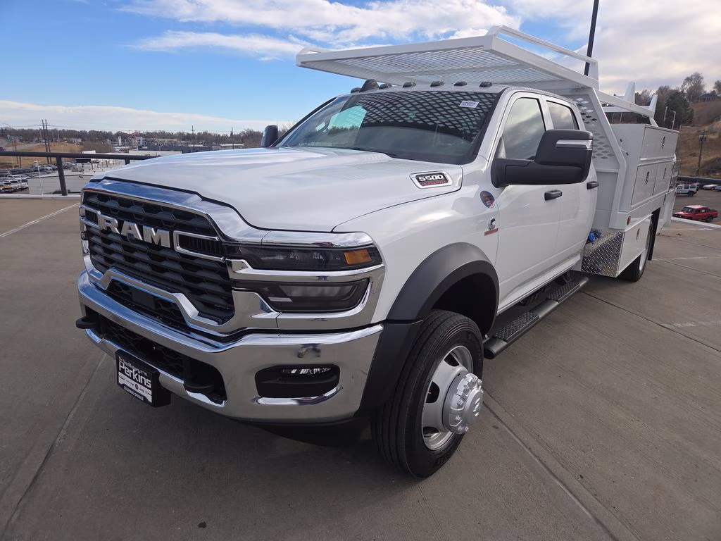 2026 Bright White Clearcoat Ram 5500HD Tradesman 4X4 Truck