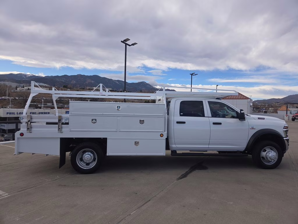 2026 Bright White Clearcoat Ram 5500HD Tradesman 4X4 Truck