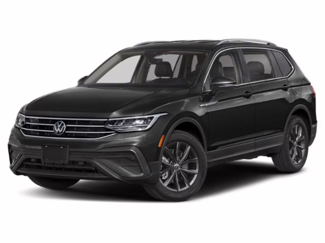 2022 Black Volkswagen Tiguan 2.0T SE AWD SUV