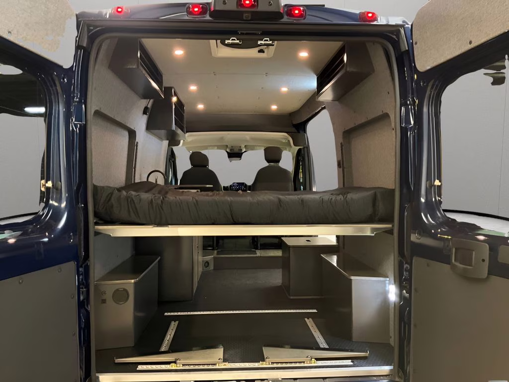 2025 Patriot Blue Pearlcoat Ram ProMaster 1500 High Roof FWD Van