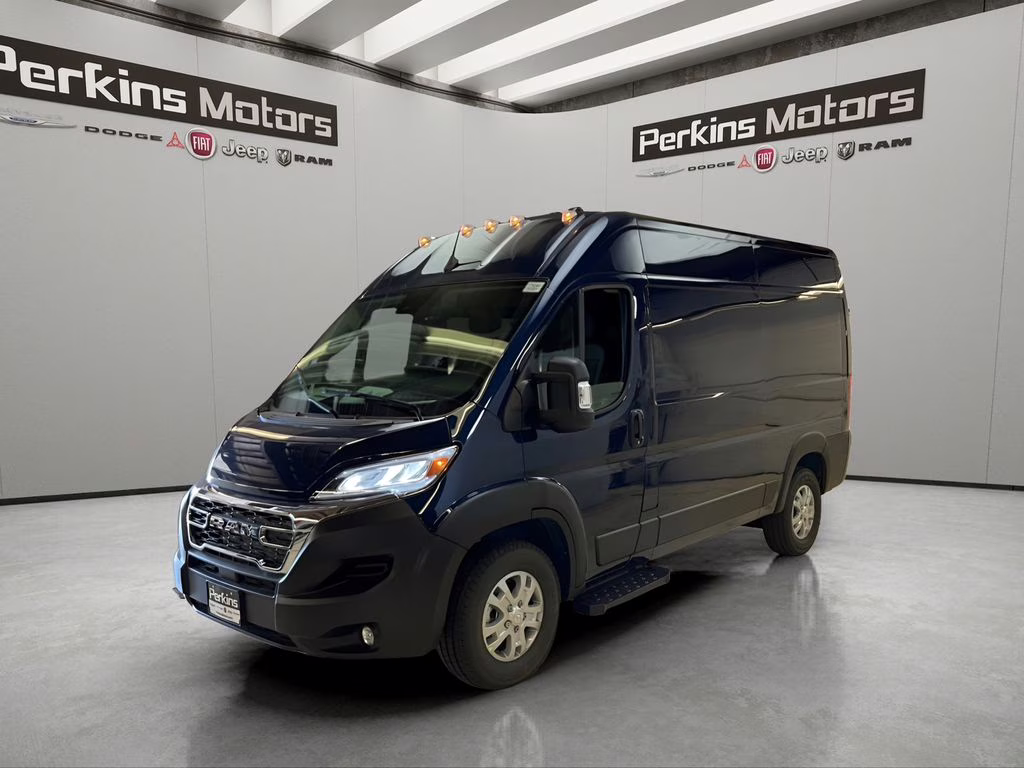 2025 Patriot Blue Pearlcoat Ram ProMaster 1500 High Roof FWD Van