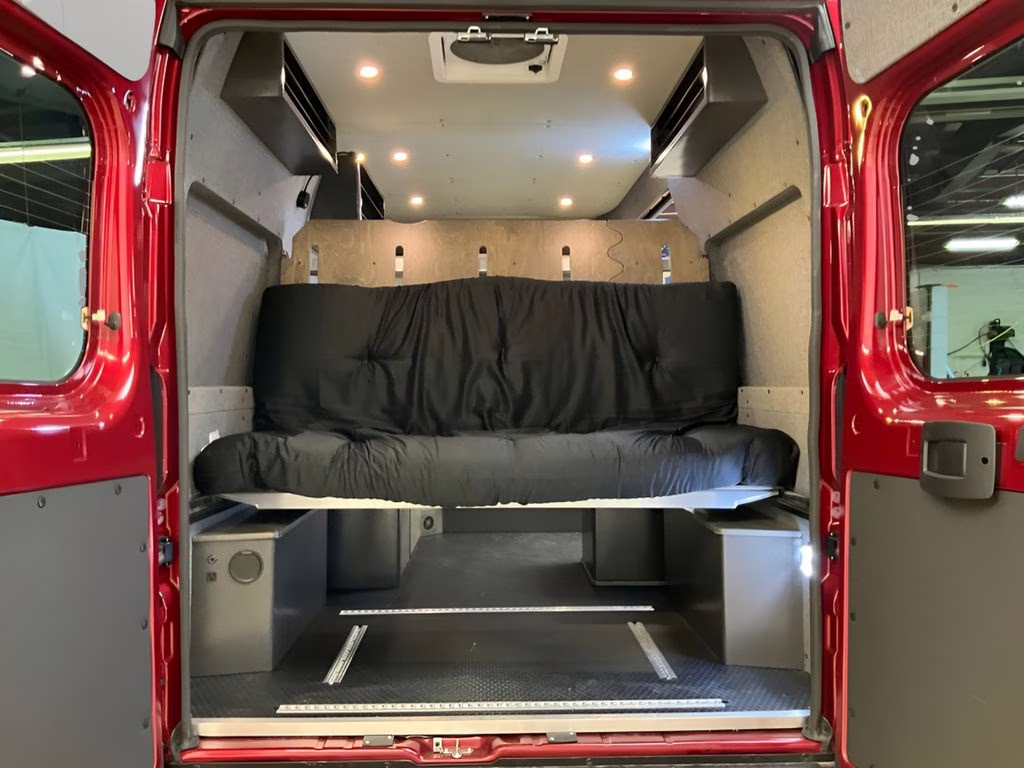 2025 Dp Cherry Red Crystal PC Ram ProMaster 1500 High Roof FWD Van