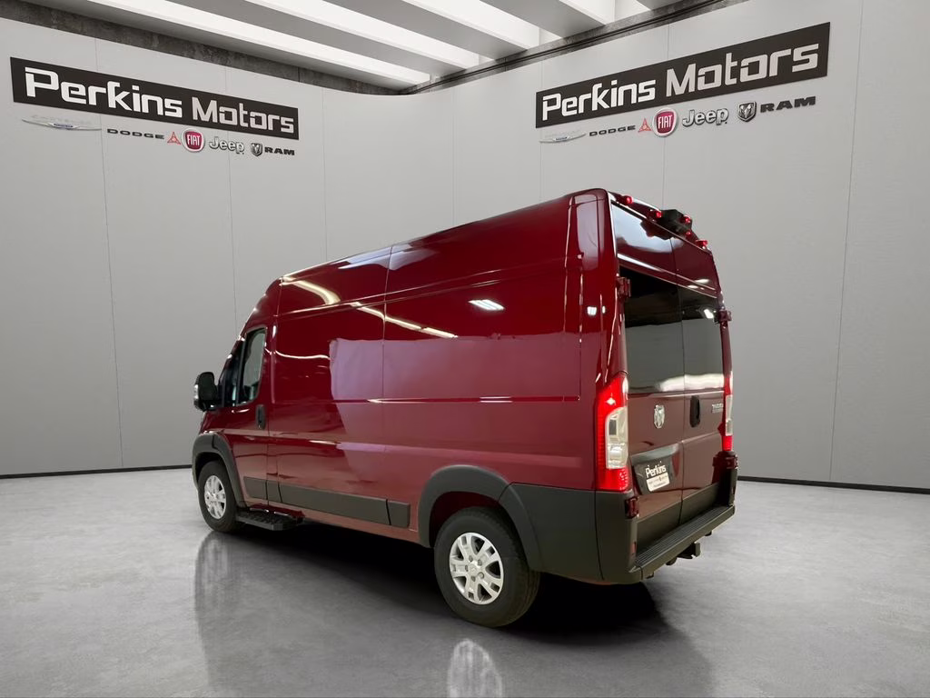 2025 Dp Cherry Red Crystal PC Ram ProMaster 1500 High Roof FWD Van