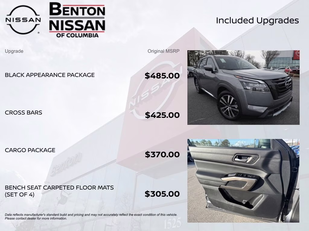 2025 Gun Metallic Nissan Pathfinder Platinum 4X4 SUV