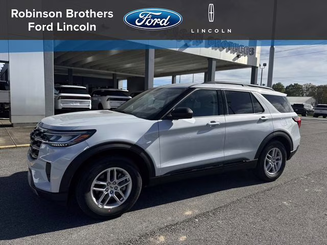 2026 White Metallic Ford Explorer Active RWD SUV
