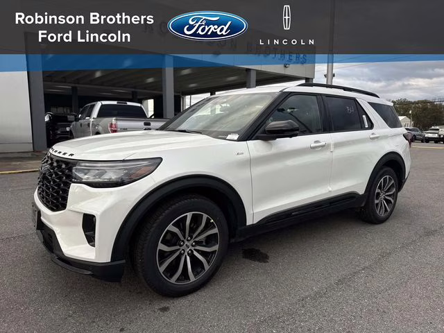 2026 White Metallic Ford Explorer ST-Line RWD SUV