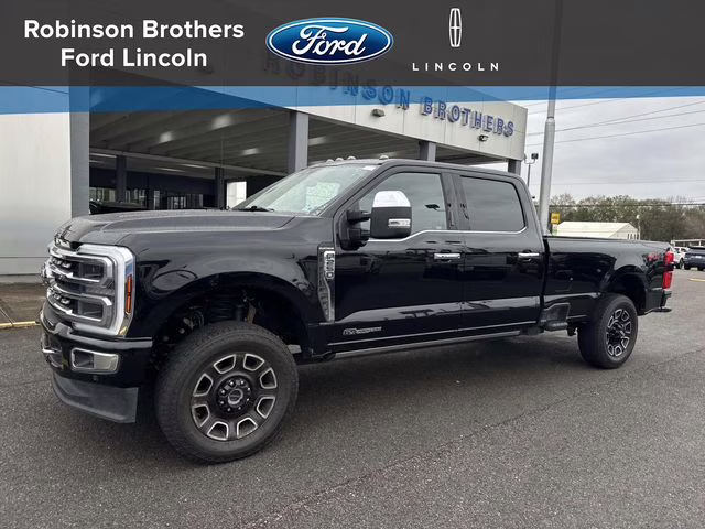 2024 Black Metallic Ford Super Duty F-250 SRW Platinum 4X4 Truck