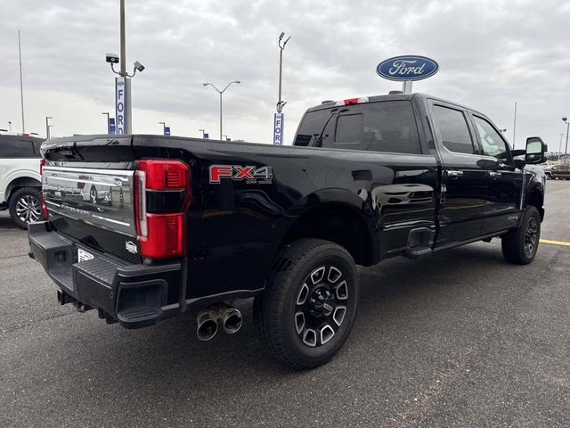 2024 Black Metallic Ford Super Duty F-250 SRW Platinum 4X4 Truck
