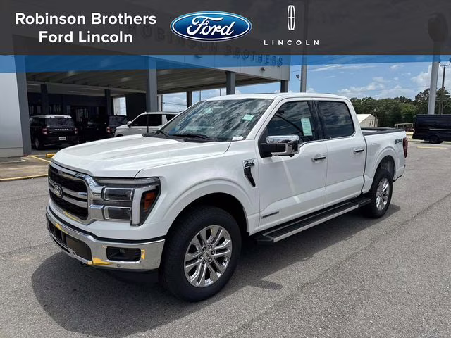 2025 White Metallic Ford F-150 Lariat 4X4 Truck