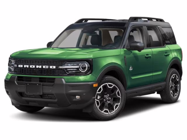 2025 Green Metallic Ford Bronco Sport Outer Banks 4X4 SUV