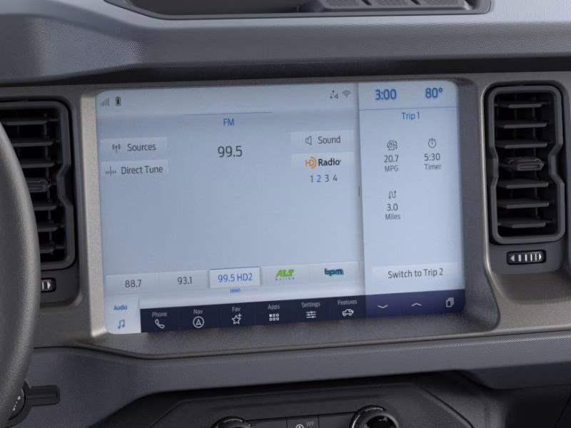 2025 Azure Gray Metallic Tri-Coat Ford Bronco Big Bend 4X4 SUV