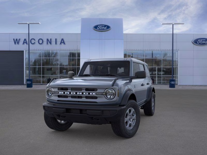 2025 Azure Gray Metallic Tri-Coat Ford Bronco Big Bend 4X4 SUV