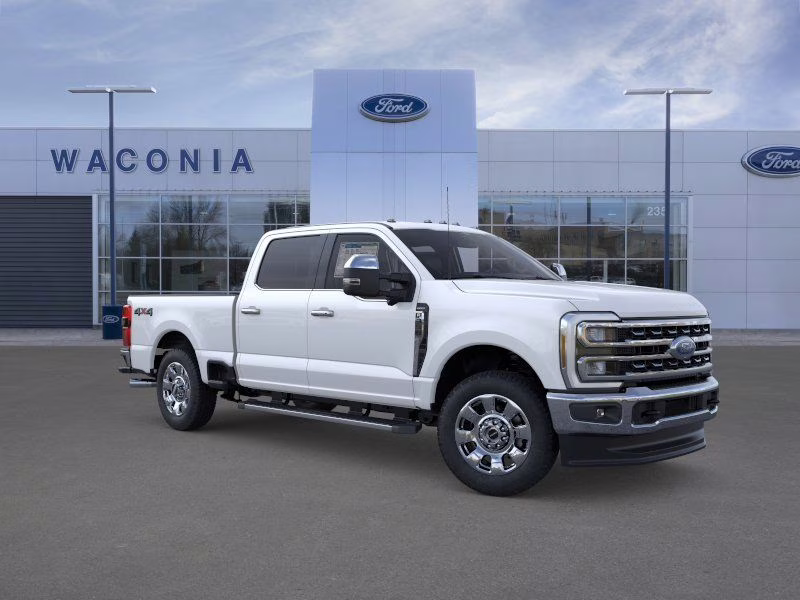 2026 Star White Metallic Tri-Coat Ford Super Duty F-350 SRW Lariat 4X4 Truck