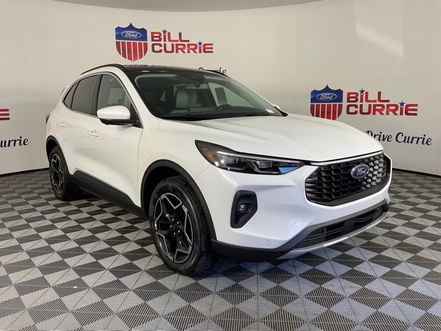 2026 White Metallic Ford Escape Hybrid Platinum AWD SUV