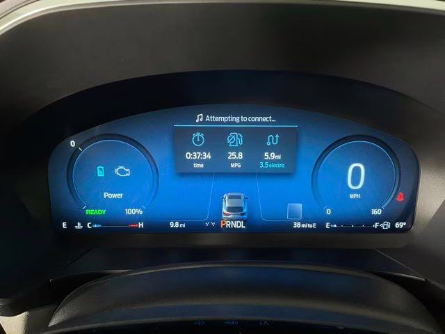 2026 White Metallic Ford Escape Hybrid Platinum AWD SUV