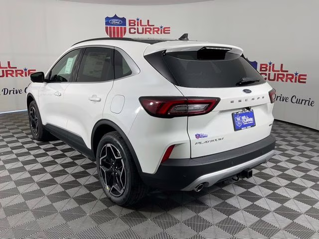 2026 White Metallic Ford Escape Hybrid Platinum AWD SUV