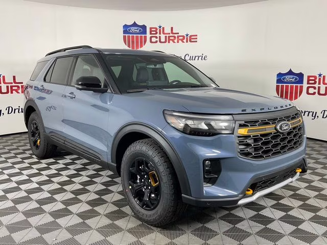 2026 Vapor Blue Ford Explorer Tremor 4X4 SUV