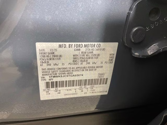 2026 Vapor Blue Ford Explorer Tremor 4X4 SUV