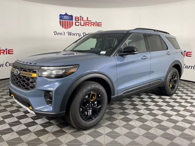 2026 Vapor Blue Ford Explorer Tremor 4X4 SUV