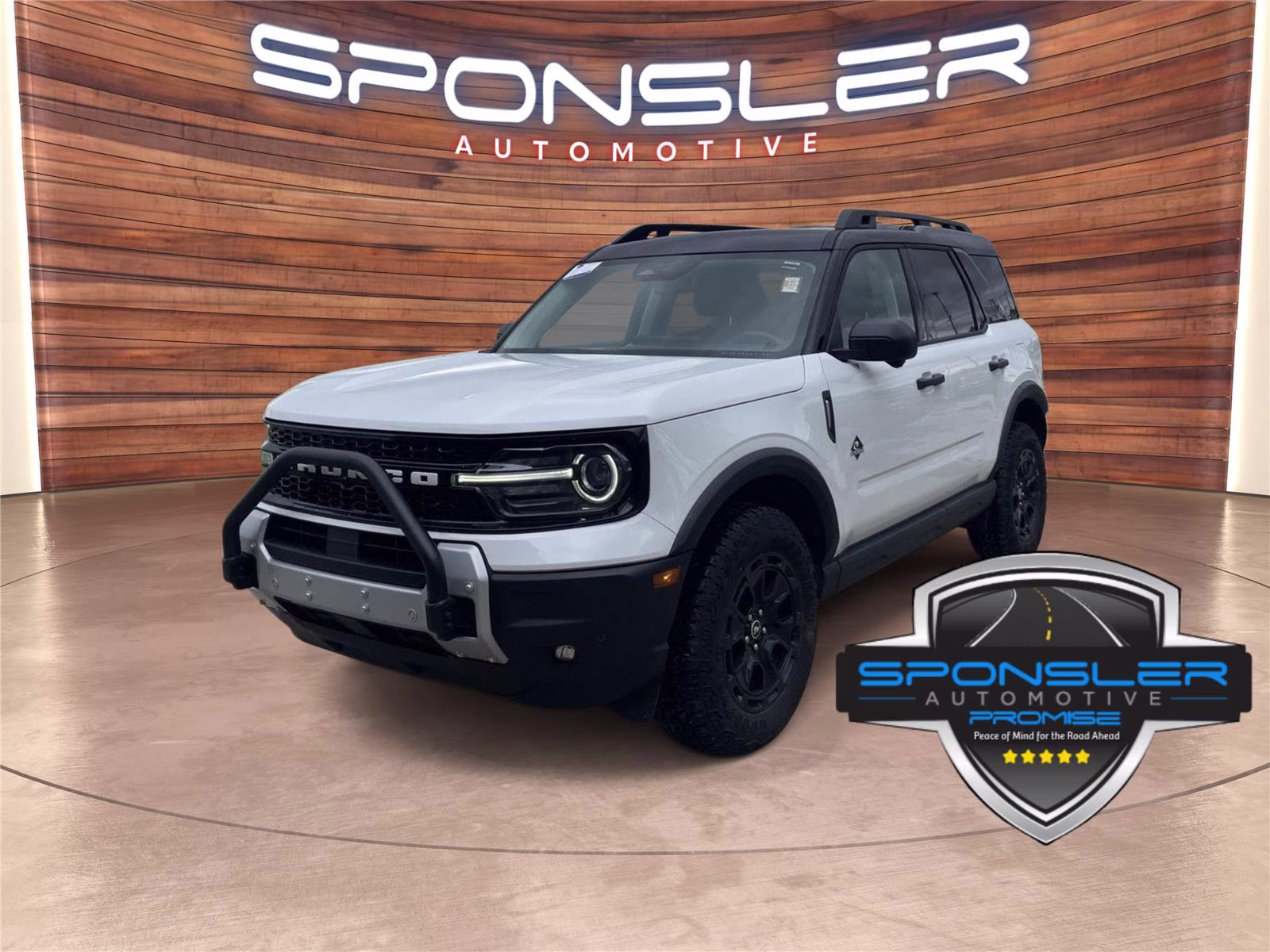 2025 Oxford White Ford Bronco Sport Outer Banks 4X4 SUV