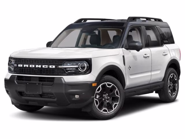 2025 Oxford White Ford Bronco Sport Outer Banks 4X4 SUV