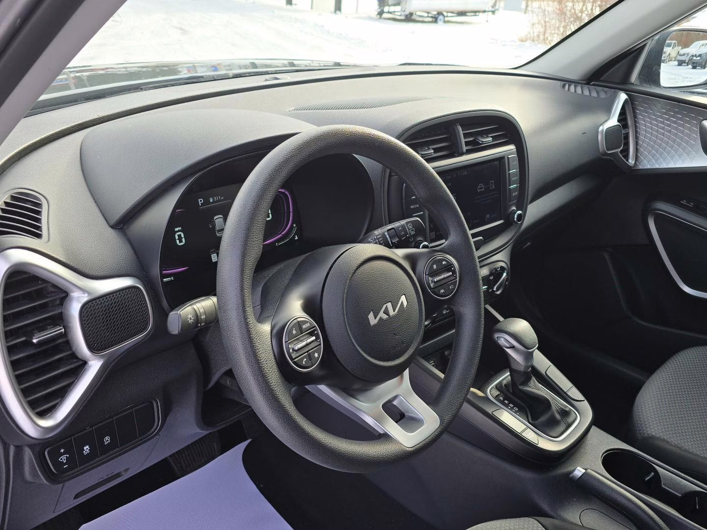 2023 Gravity Gray Kia Soul LX FWD Hatchback