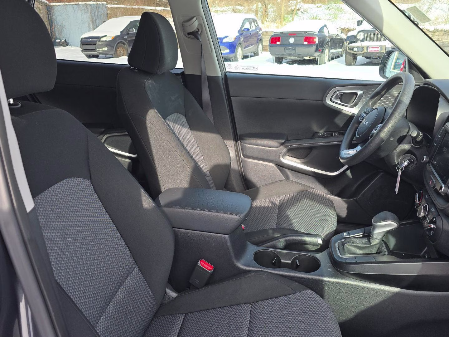 2023 Gravity Gray Kia Soul LX FWD Hatchback